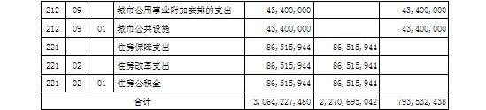 2015年部门财政拨款支出功能分类预算表（4）